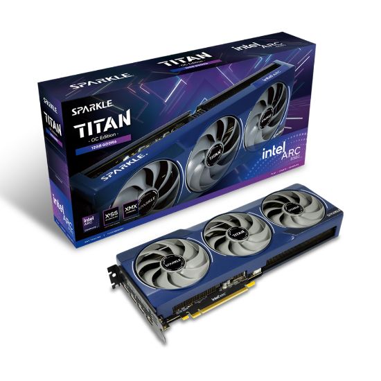 SPARKLE NTEL ARC B580 TITAN OC 12GB EKRAN KARTI resmi