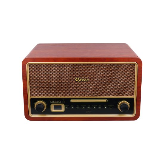 MAGICVOICE F29 RETRO VİNTAGE ÇANTA PİKAP - CD - RADYO - BLUETOOTH - AUX - USB MP3 ÇALAR 420X330X230MM resmi