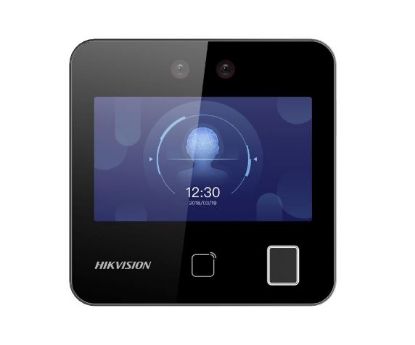 HIKVISION DS-K1T343MFWX 4.3" DOKUNMATİK EKRAN (KART / PARMAK İZİ / YÜZ TANIMA) BAĞIMSIZ  KONTROL ÜNİTESİ resmi