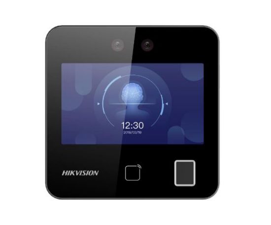 HIKVISION DS-K1T343MFWX 4.3" DOKUNMATİK EKRAN (KART / PARMAK İZİ / YÜZ TANIMA) BAĞIMSIZ  KONTROL ÜNİTESİ resmi