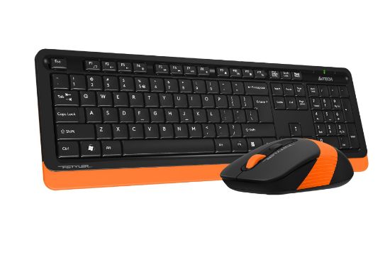 A4 TECH FG1010 Q 2.4 GHZ USB TURUNCU KLAVYE+MOUSE KABLOSUZ SET resmi