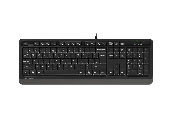 A4 TECH FK10 FN-MULTİMEDYA Q KLAVYE USB GRİ resmi