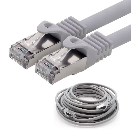 POWERMASTER PMCAT71 1 METRE GRİ CAT7 KABLO resmi