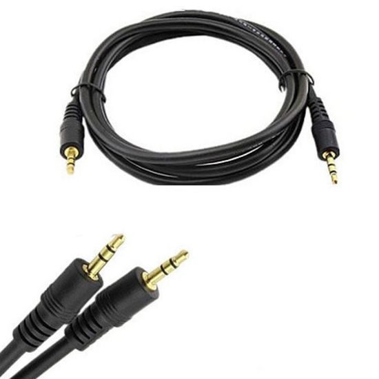 FULLY G-502B 3.5MM STEREO ERKEK-ERKEK 1.5 METRE AUX KABLO resmi