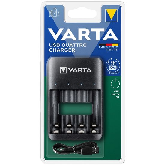 VARTA 57652 4LÜ AA+AAA NIMHH PİL ŞARJ CİHAZI resmi