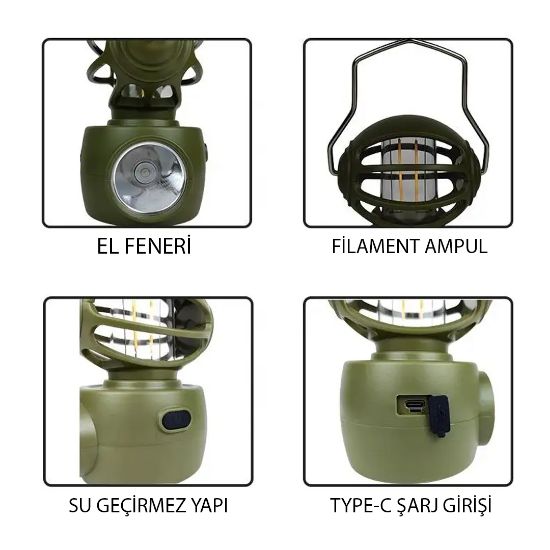 POWERMASTER LF-3328A 30 WATT KAMP LAMBASI resmi