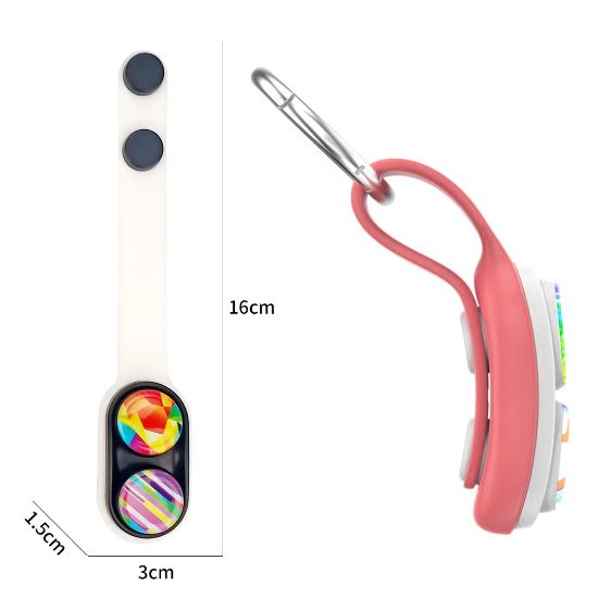 SUNUP SN-24271 POPPUCK TRİCK MAGNET FİDGET PARMAK STRES SPİNNER resmi