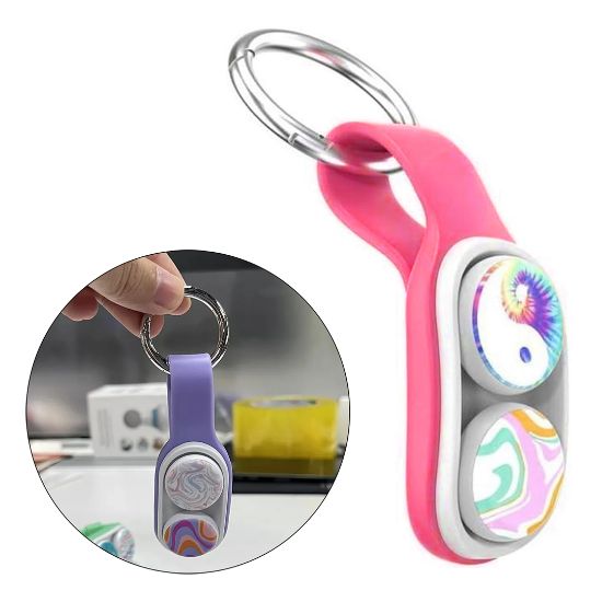 SUNUP SN-24271 POPPUCK TRİCK MAGNET FİDGET PARMAK STRES SPİNNER resmi