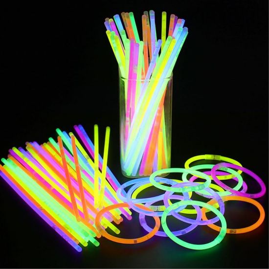 SUNUP SN-26011 FOSFORLU NEON LED BİLEKLİK - ÇUBUK 100LÜ resmi