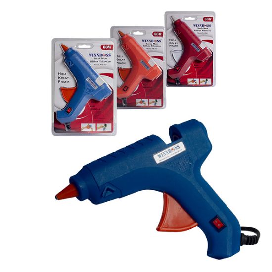 WINNBOSS WN-1162 40 WATT ANAHTARLI SICAK MUM SİLİKON TABANCASI resmi