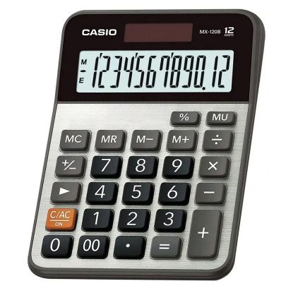CASIO DX-120B 12 HANE MASAÜSTÜ HESAP MAKİNESİ resmi