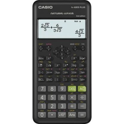 CASIO FX-82ES PLUS SİYAH BİLİMSEL FONKSİYONLU HESAP MAKİNESİ resmi