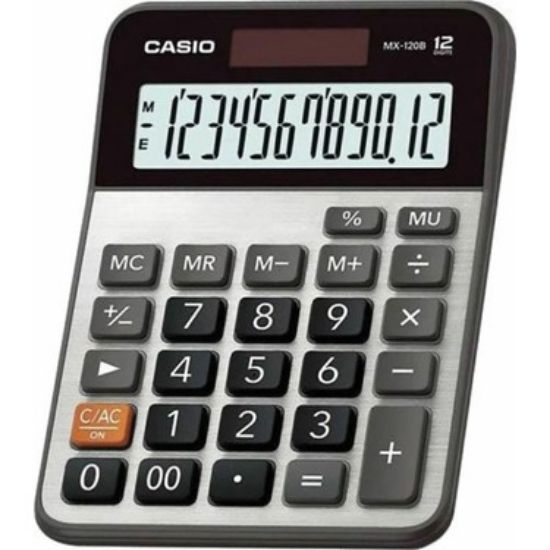 CASIO MX-120B 12 HANE MASAÜSTÜ HESAP MAKİNESİ resmi
