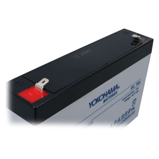 YOKOHAMA YH-67.0 6 VOLT - 7 AMPER KURU AKÜ (150 X 30 X 94 MM) resmi