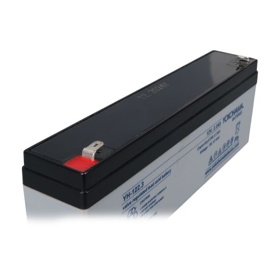 YOKOHAMA YH-122.3 12 VOLT - 2.3 AMPER YATIK UZUN AKÜ (176 X 61 X 33 MM) resmi