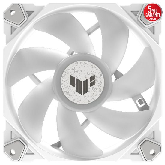 ASUS TUF GAMING TF120 ARGB BEYAZ KASA FANI resmi