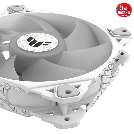 ASUS TUF GAMING TF120 ARGB BEYAZ KASA FANI resmi