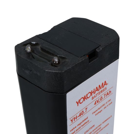 YOKOHAMA YH-40.7 4 VOLT - 0.7 AMPER KURU AKÜ (34X22X64 MM) resmi