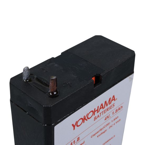 YOKOHAMA YH-41.8 4 VOLT - 1.8 AMPER KURU AKÜ (50 X 76 X 22 MM) resmi