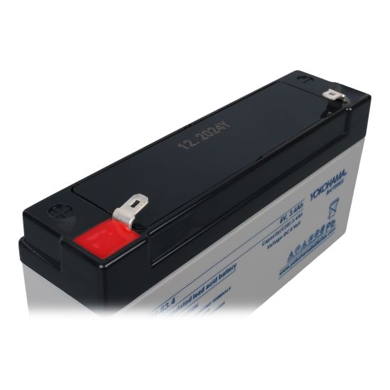 YOKOHAMA YH-63.4 6 VOLT - 3.4 AMPER YATIK AKÜ (125 X60 X 30 MM) resmi