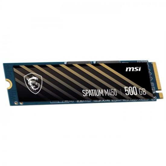 MSI SPATIUM M450 NVME M.2 500GB 3600/2300MB/s SSD  resmi