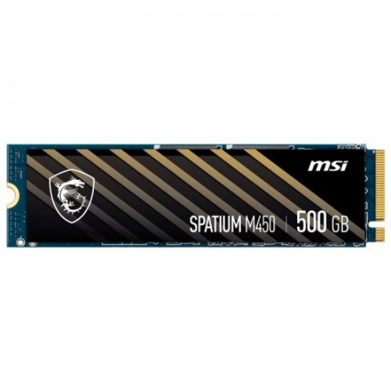 MSI SPATIUM M450 NVME M.2 500GB 3600/2300MB/s SSD  resmi