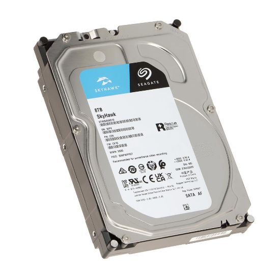 SEAGATE SKYHAWK 3.5 8 TB SATA3 SV35 7/24 GÜVENLİK HARDDİSK ST8000VX010 resmi
