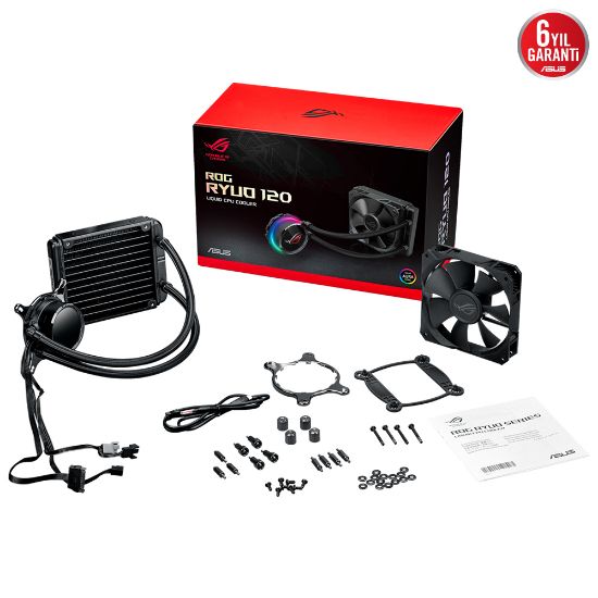 ASUS ROG RYUO 120 120MM AURA SYNC RGB CPU SIVI SOG resmi