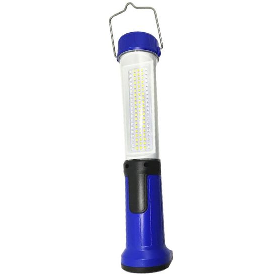 POWERMASTER HK-802 ŞARJLI 30 BEYAZ + 20 MAVİ-KIRMIZI SMD LED / 55 COB LEDLİ 5 MODLU ÇALIŞMA LAMBASI resmi
