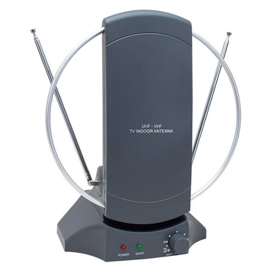 POWERMASTER DT-101 UHF-VHF RENKLİ ELEKTRİKLİ TV  FM ÜSTÜ ANTEN resmi