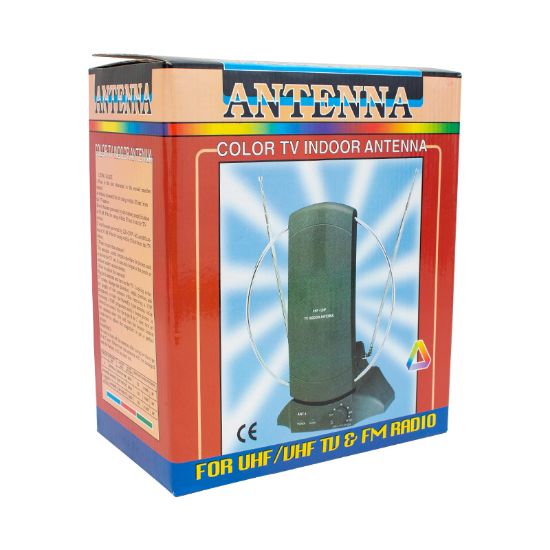 POWERMASTER DT-101 UHF-VHF RENKLİ ELEKTRİKLİ TV  FM ÜSTÜ ANTEN resmi