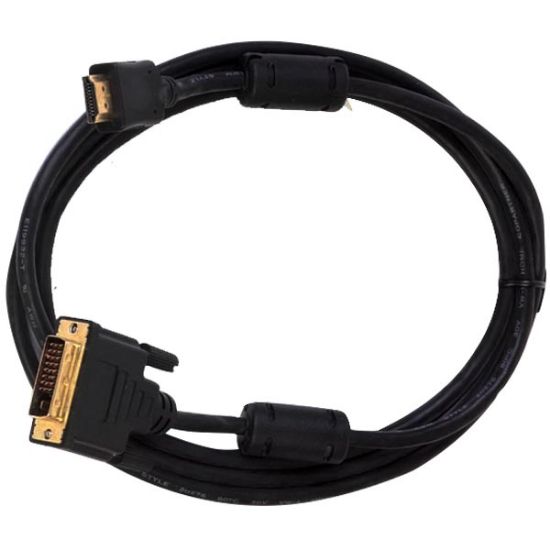 POWERMASTER PM-12886 10 METRE DVI 24+1 MALE TO HDMI 19P MALE GOLD UÇLU HDMI DVI KABLO resmi