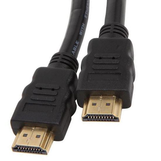 POWERMASTER PLASTİK DÜZ SİYAH 30 METRE GOLD POŞETLİ HDMI KABLO resmi