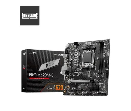 MSI PRO A620M-B AMD A620 AM5 DDR5 6800(OC) ANAKART resmi