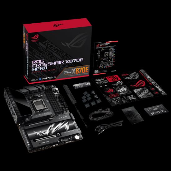 ASUS ROG CROSSHAIR X870E HERO AMD AM5 DDR5 ATX resmi