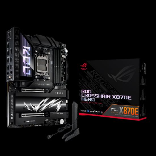 ASUS ROG CROSSHAIR X870E HERO AMD AM5 DDR5 ATX resmi