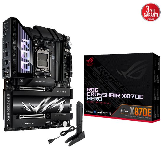 ASUS ROG CROSSHAIR X870E HERO AMD AM5 DDR5 ATX resmi