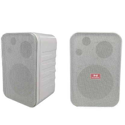 NWORK NW-4T 10 CM 10 WATT 2Lİ TAKIM BEYAZ TRAFOLU SÜTUN HOPARLÖR resmi