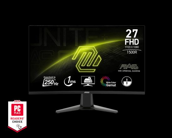 27 MSI MAG 27C6X FHD CURVE 1500R VA 250HZ 1MS resmi