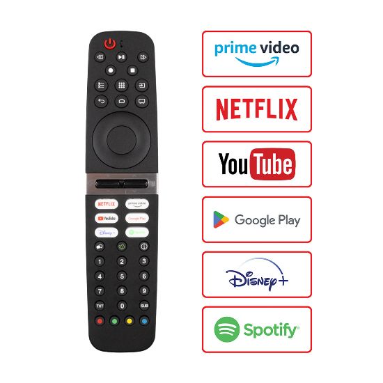 WEKO KL ARÇELİK YOUTUBE-SPOTIFY-GOOGLE PLAY-DİSNEY+ TUŞLU  LCD LED TV KUMANDA resmi