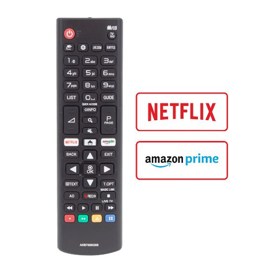 HEY KL LG NETFLIX-AMAZON TUŞLU LCD LED TV KUMANDA (AKB75095308CAS65BN708) (40168=16961) resmi