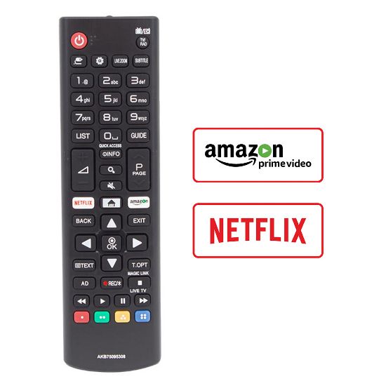 WEKO KL LG NETFLIX-AMAZON TUŞLU LCD LED TV KUMANDA (AKB75095308CAS65BN708) resmi