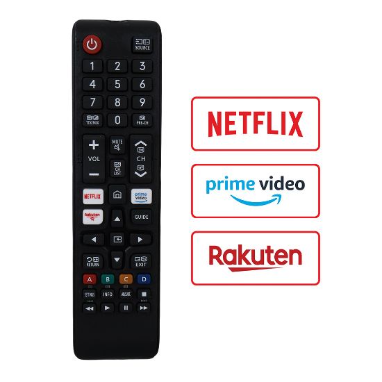 HEY KL SAMSUNG BN59-01315B NETFLIX-PRIME VIDEO-RAKUTEN TUŞLU KISA LCD LED TV KUMANDA (40192=2860) resmi