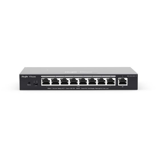 RUİJİE- REYEE RG-ES209GC-P 8XGE-1XGE UPLİNK 120W POE SWİTCH resmi