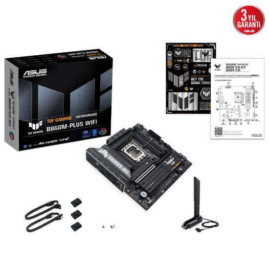 ASUS TUF GAMING B860M-PLUS WIFI LGA1851 ANAKART resmi