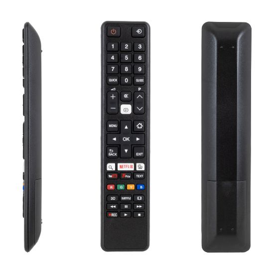 WEKO KL TOSHIBA CT-8069 NETFLIX*YOUTUBE TUŞLU SİYAH LCD LED TV KUMANDA resmi