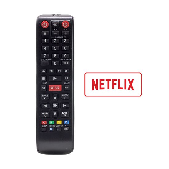 WEKO KL SAMSUNG NETFLIX TUŞLU KISA MODEL LCD LED TV KUMANDA resmi