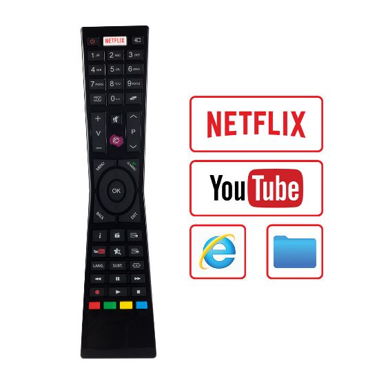 WEKO KL JVC NETFLIX-YOUTUBE TUŞLU LCD LED TV KUMANDA (RCA2-49101*SRC-4916) resmi
