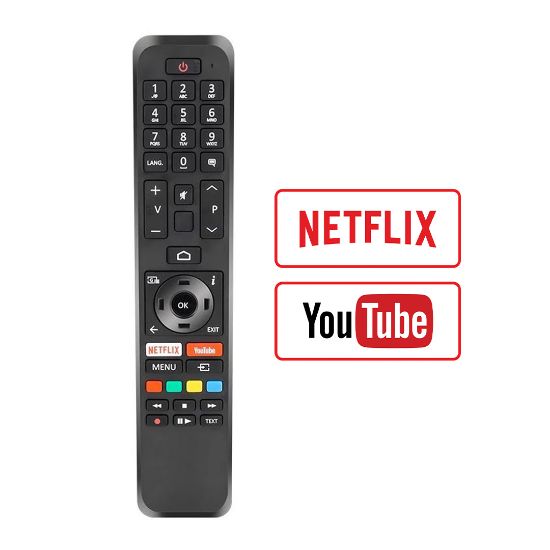 WEKO KL SES KOMUTSUZ VESTEL 30107407 RC43160N NETFLIX-YOUTUBE LCD LED TV KUMANDA resmi