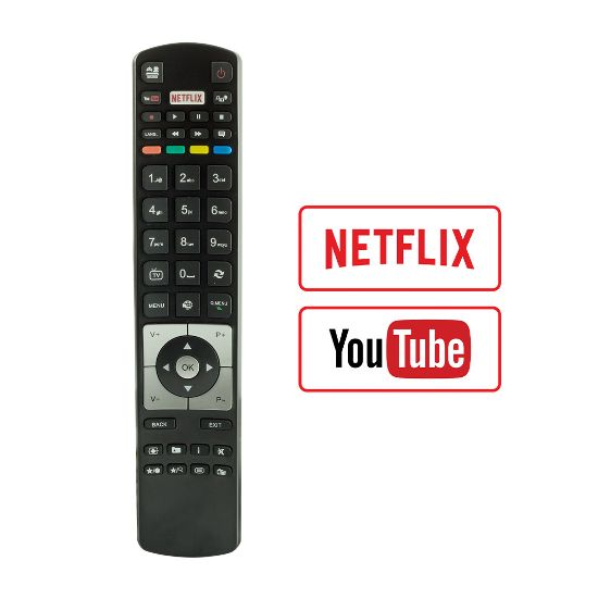 WEKO KL VESTEL RM-L1526 LCD YENİ NETFLIX TUŞLU KUMANDA resmi